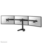 Neomounts by Newstar FPMA-D700DD3 Desk Mount for flatscreens 3x10-27inch 24kg VESA 75x75/100x100mm tilt swivel rotatable pivot black