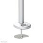 Neomounts by Newstar FPMA-D935DG Desk Mount Grommet Dual Flatscreen 10-27inch VESA 75x75/ 100x100mm tilt swivel rotatable pivot 12kg silver (FPMA-D935DG)