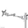 Neomounts by Newstar FPMA-D935DG Desk Mount Grommet Dual Flatscreen 10-27inch VESA 75x75/ 100x100mm tilt swivel rotatable pivot 12kg silver (FPMA-D935DG)