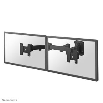 Neomounts by Newstar FPMA-W960D - brakett - full-motion - for 2 LCD-skjermer - svart (FPMA-W960D)