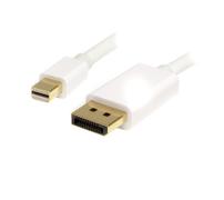 STARTECH 1m White Mini DisplayPort to DisplayPort 1.2 Adapter Cable M/M - 4k