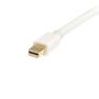 STARTECH 2m White Mini DisplayPort to DisplayPort 1.2 Adapter Cable M/M - 4k (MDP2DPMM2MW)