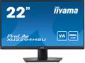IIYAMA a ProLite XU2294HSU-B2 - LED monitor - 22" (21.5" viewable) - 1920 x 1080 Full HD (1080p) @ 75 Hz - VA - 250 cd/m² - 3000:1 - 1 ms - HDMI, DisplayPort - speakers - matte black