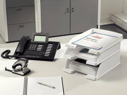 LEITZ Letter tray Plus Jumbo White (5233-00-01*4)