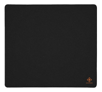 DELTACO DMP460 L Mousepad, 450x400x4mm, stitched edges, black