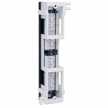 INTELLINET Wall-mount patch panel 12 ports UTP Cat.5e black (162470)