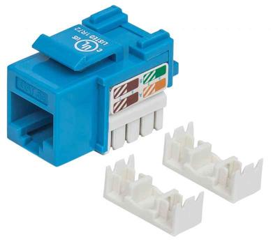 INTELLINET CAT5E BLUE KEYSTONE JACK PUNCH-DOWN (210546)