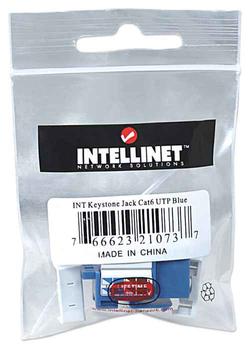 INTELLINET Keystone Jack Cat6 Punch-down  (210737)