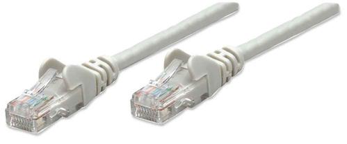 INTELLINET 3FT CAT5E GRAY PVC RJ45 M/M PATCH CORD 350MHZ (318921)