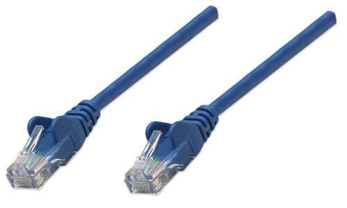 INTELLINET cable patch RJ45, kat. 5e UTP, 7,5m blue - 100% copper (319874)