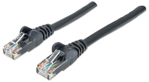 INTELLINET Patchkabel RJ45 U/UTP Cat6 0.50m schwarz (342032)