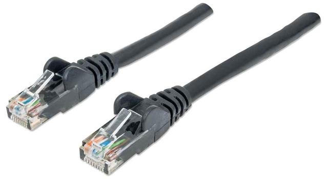 INTELLINET Patchkabel RJ45 U/UTP Cat6 0.50m schwarz (342032)