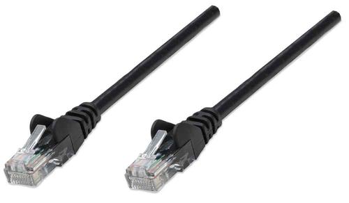 INTELLINET Patchkabel RJ45 U/UTP Cat6 7.50m schwarz (342094)