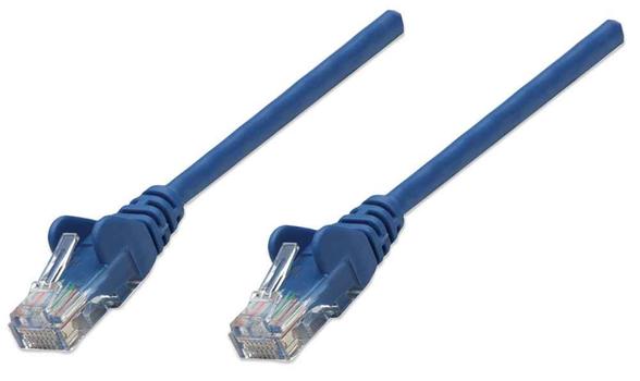 INTELLINET Patchkabel RJ45 U/UTP Cat6 1.00m blau (342575)
