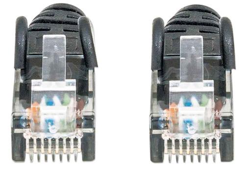 INTELLINET Patchkabel RJ45 U/UTP Cat6 0.50m schwarz (342032)