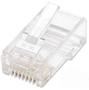 INTELLINET 100PK RJ45 SOLID WIRE MODULAR PLUG FOR CAT5E