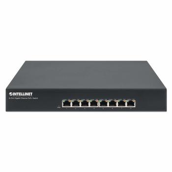 INTELLINET Switch 8x GE Desktop PoE+ (560641)