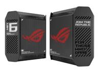 ASUS ROG Rapture GT6 - Wi-Fi-system - 802.11a/ b/ g/ n/ ac/ ax - stasjonær (90IG07F0-MU9A20)