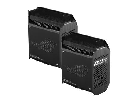 ASUS ROG Rapture GT6 - Wi-Fi-system - 802.11a/ b/ g/ n/ ac/ ax - stasjonær (90IG07F0-MU9A20)