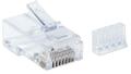 INTELLINET Modular plug RJ45 8P8C Cat6 UTP for solid wire 90 plugs in jar (790604)