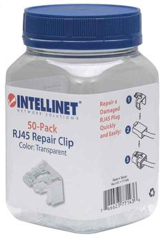 INTELLINET Repair clip for RJ45 modular plug, transparent,  50 pack (771436)