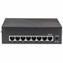 INTELLINET Gigabit switch 8x 10/ 100/ 1000 Mbps RJ45 PoE/PoE+ 802.3at/ af 60W VLAN (561204)