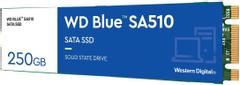 WESTERN DIGITAL WD Blue SA510 WDS250G3B0B - SSD - 250 GB - internal - M.2 2280 - SATA 6Gb/s - blue