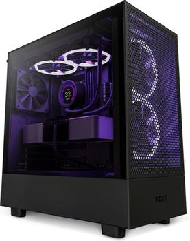 NZXT H5 Flow Miditower - Sort (CC-H51FB-01)