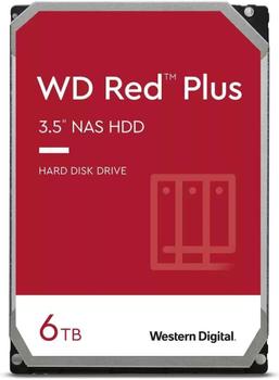 WESTERN DIGITAL WD Red Plus 6TB SATA 6Gb/s 3.5inch 258MB cache internal HDD Bulk (WD60EFPX)