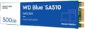 WESTERN DIGITAL Blue SA510 500GB WDS500G3B0B - SSD - internal - M.2 2280 - SATA 6Gb/s - blue