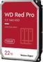 WESTERN DIGITAL WD Red Pro WD221KFGX - Hard drive - 22 TB - internal - 3.5" - SATA 6Gb/s - 7200 rpm - buffer: 512 MB