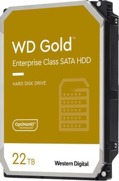 WD Gold Enterprise 22TB 7200rpm 512MB SATA 6Gb/s 3.5" harddisk (WD221KRYZ)