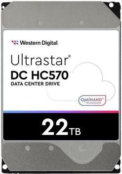 WD Ultrastar DC HC570 22TB 7200rpm 512MB SATA 6Gb/s 3.5" harddisk (0F48155)