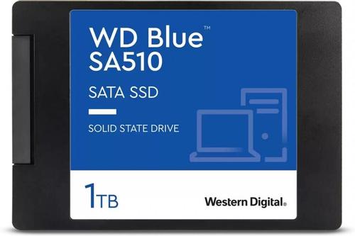 WESTERN DIGITAL Blue SA510 1TB WDS100T3B0A - SSD - internal - 2.5" - SATA 6Gb/s - blue (WDS100T3B0A)