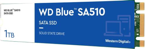 WESTERN DIGITAL WD Blue SA510 WDS100T3B0B - SSD - 1 TB - internal - M.2 2280 - SATA 6Gb/s - blue (WDS100T3B0B)