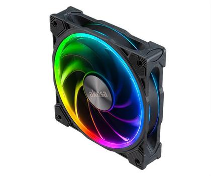 AKASA SOHO AR  Black LED Premium Cooling Fan with Addressable RGB (AK-FN108)