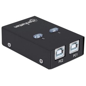 MANHATTAN Hi-Speed USB 2.0 Automatic Sharing Switch 4 PC - 1 USB (162005)