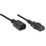 MANHATTAN Kabel Stromkabel C14-St>C13-Bu. 1.8 m [bk] (301152)