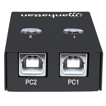 MANHATTAN Hi-Speed USB 2.0 Automatic Sharing Switch 4 PC - 1 USB (162005)