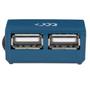 MANHATTAN USB 2.0 hub, 4xTyp A portar, blå (160605)