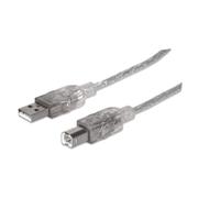 MANHATTAN 16FT 345408 USB AB M/M HIGH SPEED USB 2.0 CABLE
