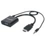 MANHATTAN MH Adapter, Converter Cable,  HDMI-Male/ VGA-Female, Audio,