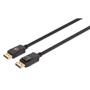 MANHATTAN MH 8K@60Hz DisplayPort 1.4 Cable, Male/Male, 3.0m, Black, Po