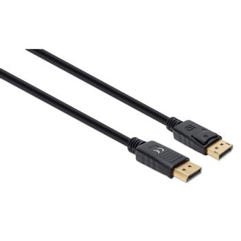 MANHATTAN MH DisplayPort 1.4 Cable, Male/ Male,  2.0m, Black, Polybag (355575)