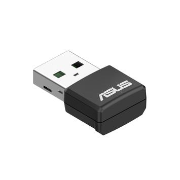 ASUS USB-AX55 Nano - nettverksadapter - USB 2.0 (90IG06X0-MO0B00)