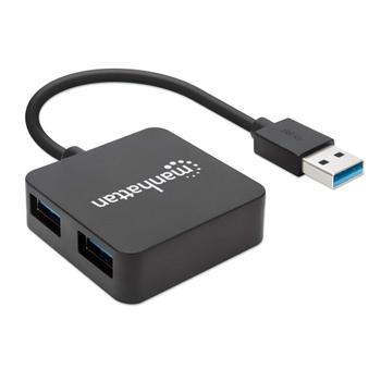 MANHATTAN SuperSpeed USB 3.0 hub, 4 ports (162296)
