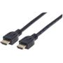 MANHATTAN Monitor cable HDMI/HDMI V2.0 M/M Ethernet 3m black