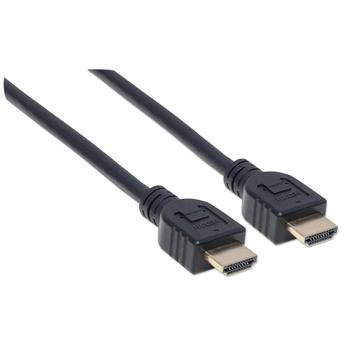 MANHATTAN HDMI med Ethernet-kabel HDMI 1m Sort  (353922)