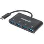 MANHATTAN SuperSpeed USB 3.1 Gen 1 C Hub, 4 A Ports, Bus Power (162746)