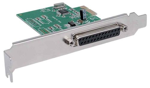 MANHATTAN Parallel PCI Express Card, One DB25 port, IEEE 1284, fits PCI Express (152099)